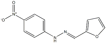 2-furaldehyde N-(4-nitrophenyl)hydrazone Struktur