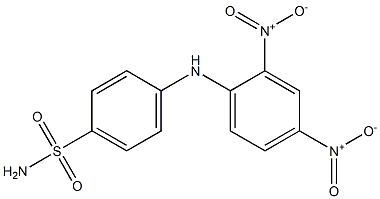 4-(2,4-dinitroanilino)benzenesulfonamide Struktur