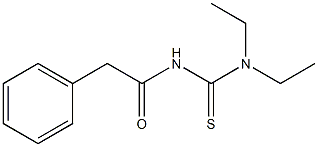 N,N-diethyl-N'-(2-phenylacetyl)thiourea Struktur