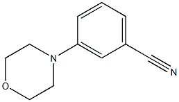 3-morpholinobenzenecarbonitrile Struktur