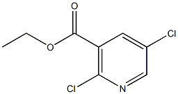 ethyl 2,5-dichloronicotinate Struktur