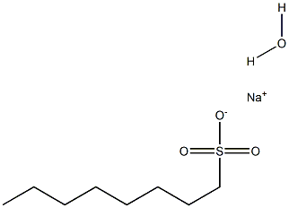 1-Octane sulfonic acid, sodium salt monohydrate, HPLC grade Struktur