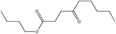 4-Oxononanoic acid butyl ester Struktur