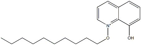 8-Hydroxy-1-decyloxyquinolinium Struktur