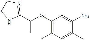 2-[1-(3-Amino-6-methyl-4-methylphenoxy)ethyl]-2-imidazoline Struktur