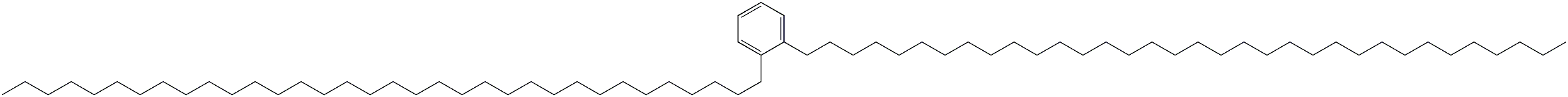 1,2-Di(tetratriacontan-1-yl)benzene Struktur