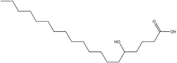 5-Hydroxynonadecanoic acid Struktur