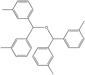 Bis(3,3'-dimethylbenzhydryl) ether Struktur