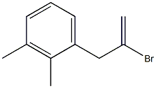 1-(2-Bromoallyl)-2,3-dimethylbenzene Struktur