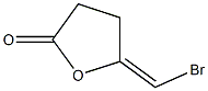 (5E)-4,5-Dihydro-5-(bromomethylene)furan-2(3H)-one Struktur