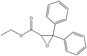 3,3-Diphenyloxirane-2-carboxylic acid ethyl ester Struktur