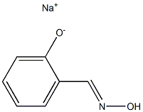 Sodium 2-(hydroxyiminomethyl)phenolate Struktur