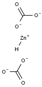 Bis(carbonic acid hydrogen)zinc salt Struktur