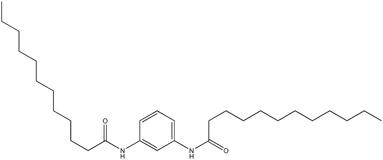 N,N'-Bis(1-oxododecyl)-m-phenylenediamine Struktur