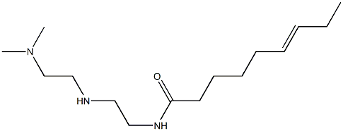 N-[2-[2-(Dimethylamino)ethylamino]ethyl]-6-nonenamide Struktur