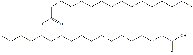 14-Palmitoyloxystearic acid Struktur