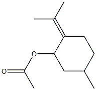 Acetic acid p-menth-4(8)-en-3-yl ester Struktur