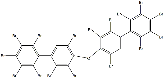 (Pentabromophenyl)(2,3,6-tribromophenyl) ether Struktur