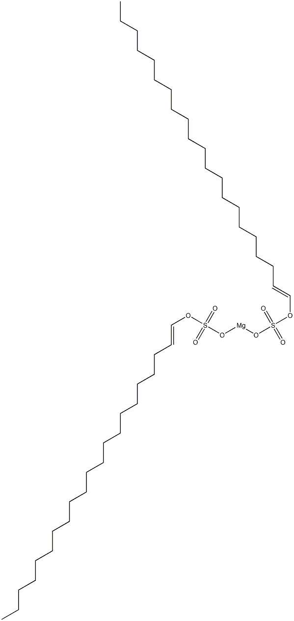 Bis[(1-henicosenyloxy)sulfonyloxy]magnesium Struktur