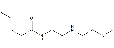 N-[2-[2-(Dimethylamino)ethylamino]ethyl]hexanamide Struktur