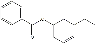 Benzoic acid 1-butyl-3-butenyl ester Struktur