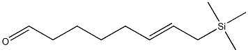 (6E)-8-(Trimethylsilyl)-6-octenal Struktur