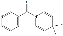 1,4-Dihydro-4,4-dimethyl-1-(3-pyridinylcarbonyl)pyridine Struktur