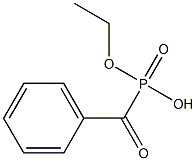 Benzoylphosphonic acid ethyl ester Struktur