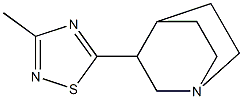 5-(1-Azabicyclo[2.2.2]octan-3-yl)-3-methyl-1,2,4-thiadiazole Struktur