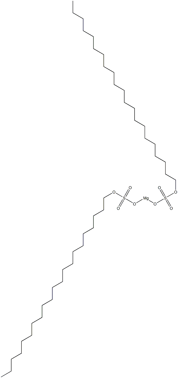 Bis(henicosyloxysulfonyloxy)magnesium Struktur