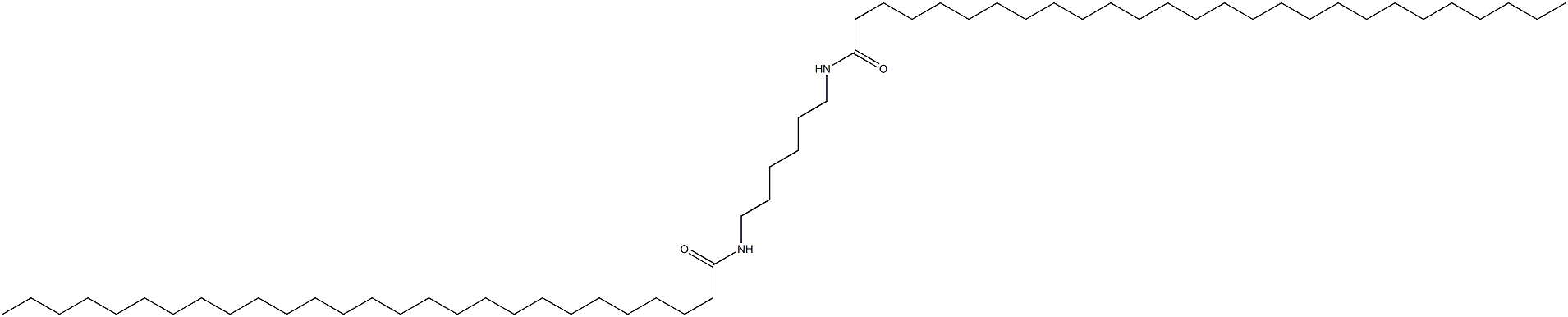 N,N'-(1,6-Hexanediyl)bis(heptacosanamide) Struktur