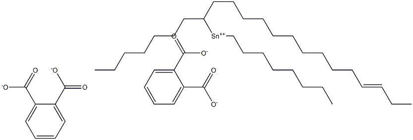 Bis[phthalic acid 1-(11-tetradecenyl)]dioctyltin(IV) salt Struktur