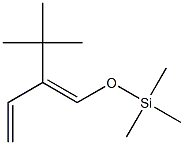 (Z)-2-tert-Butyl-1-(trimethylsiloxy)-1,3-butadiene Struktur