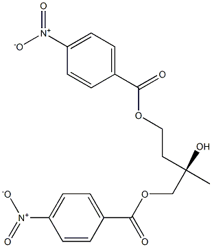 [R,(-)]-2-Methyl-1,2,4-butanetriol 1,4-bis(p-nitrobenzoate) Struktur