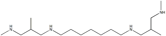 N,N''-(1,7-Heptanediyl)bis(2,N'-dimethylpropane-1,3-diamine) Struktur