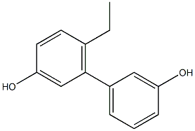 6-Ethyl-1,1'-biphenyl-3,3'-diol Struktur