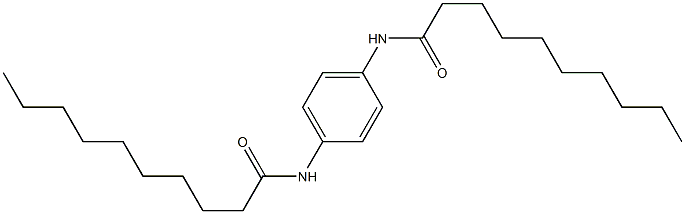 N,N'-Bisdecanoyl-p-phenylenediamine Struktur