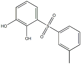 2,3-Dihydroxy-3'-methyl[sulfonylbisbenzene] Struktur