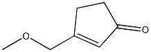 3-(Methoxymethyl)-2-cyclopenten-1-one Struktur