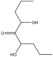 4,6-Dihydroxy-5-nonanone Struktur