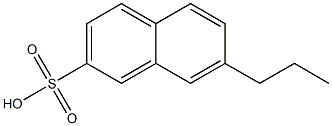 7-Propyl-2-naphthalenesulfonic acid Struktur