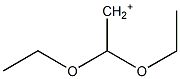 1,1-Diethoxyethylium Struktur