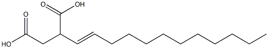 2-(1-Dodecenyl)succinic acid Struktur