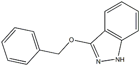 3-Benzyloxy-1H-indazole Struktur