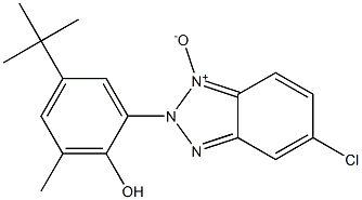 2-(5-tert-Butyl-2-hydroxy-3-methylphenyl)-5-chloro-2H-benzotriazole 1-oxide Struktur