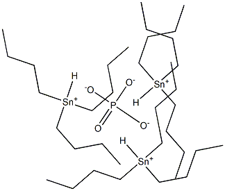 Phosphoric acid dihydrogen tributyltin(IV) salt Struktur