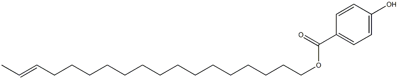 4-Hydroxybenzoic acid 16-octadecenyl ester Struktur