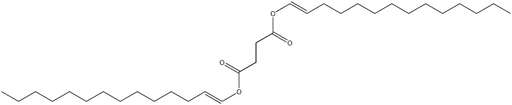 Succinic acid di(1-tetradecenyl) ester Struktur