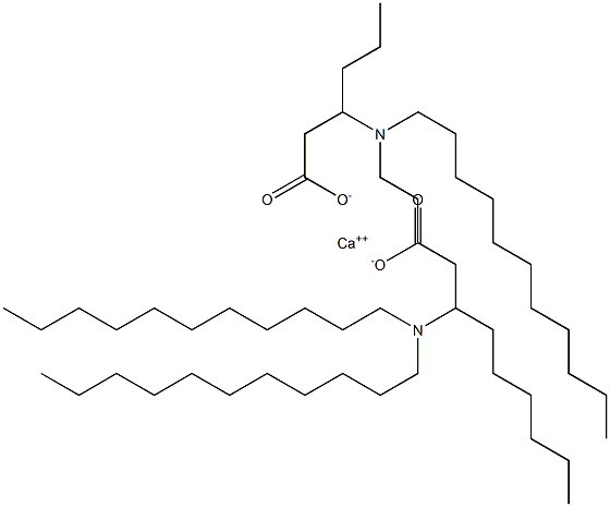 Bis[3-(diundecylamino)hexanoic acid]calcium salt Struktur