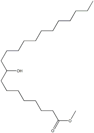 9-Hydroxyhenicosanoic acid methyl ester Struktur